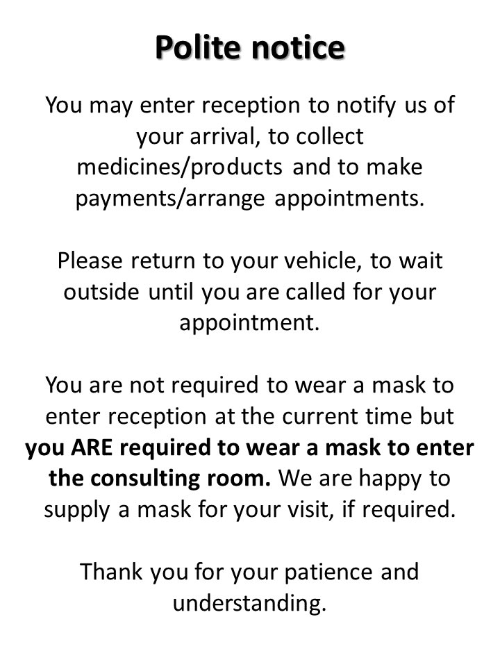 Client notice May 22