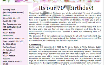 It’s Our 70th Birthday!!